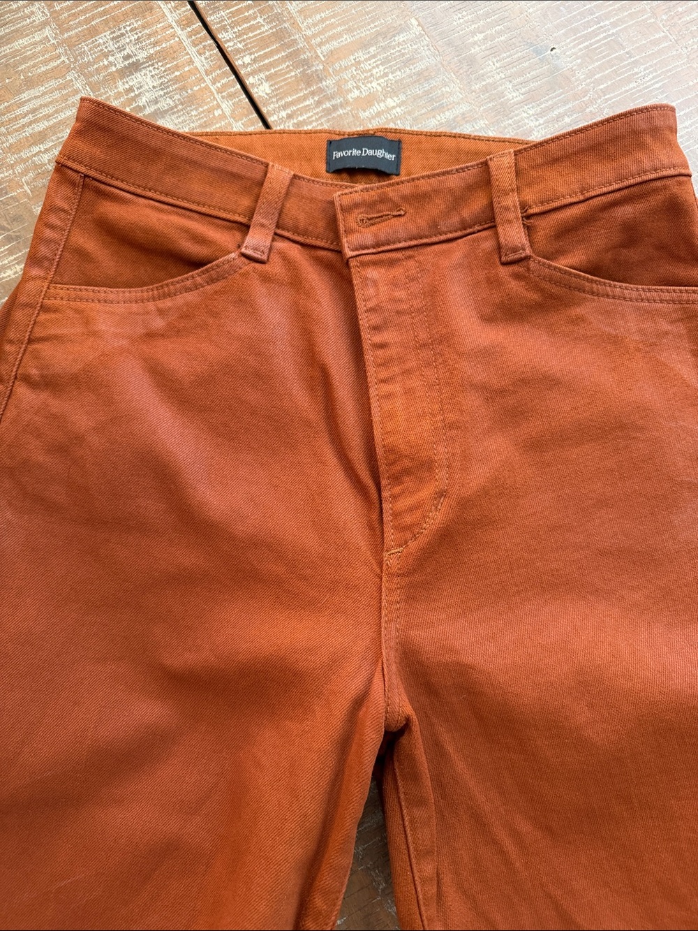 Favorite Daughter Wide-Leg Trousers in Burnt Orange